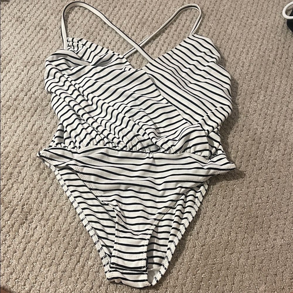 Striped One-Piece bodysuit
